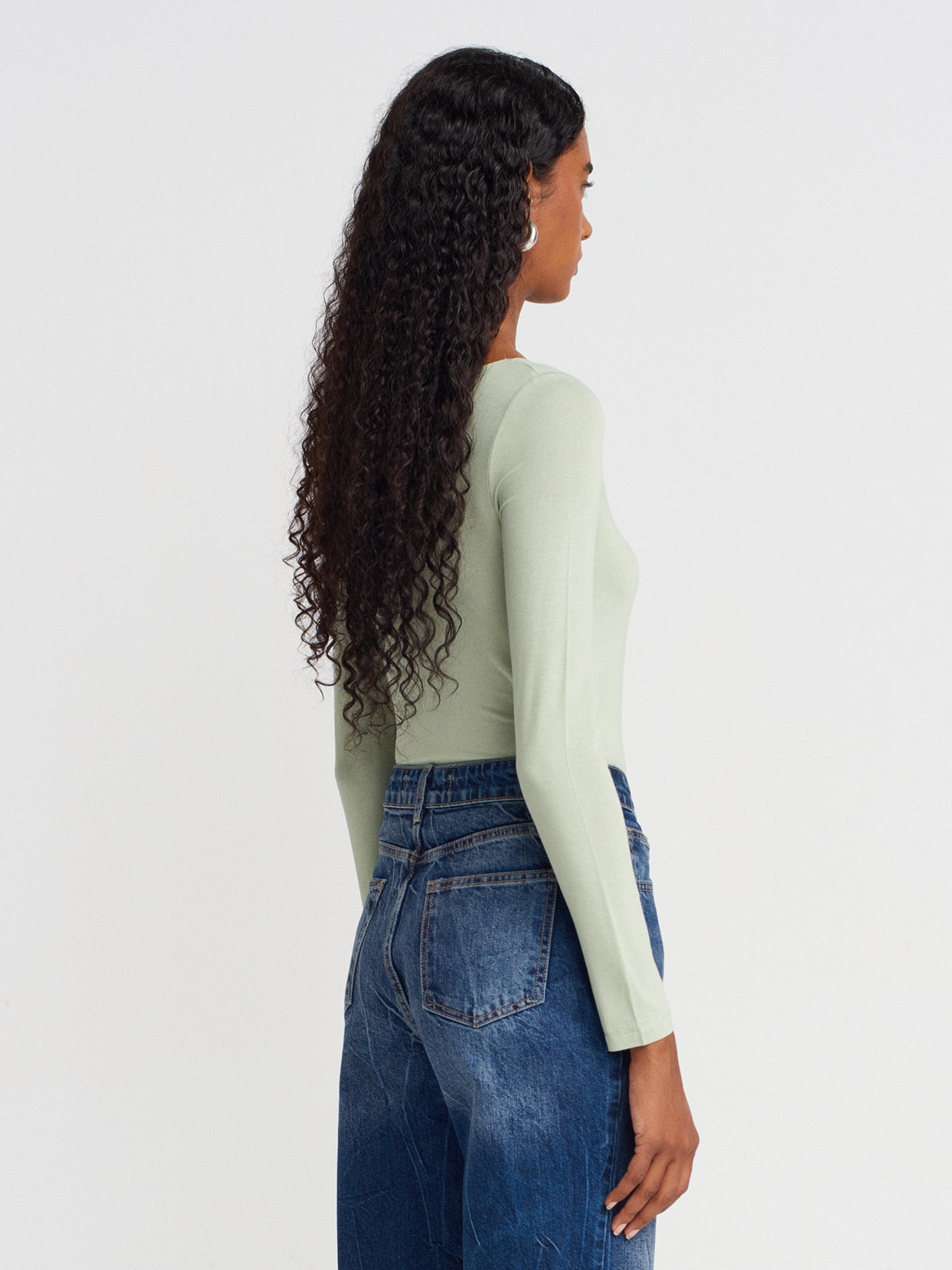 Blaire Mesh Wash Denim