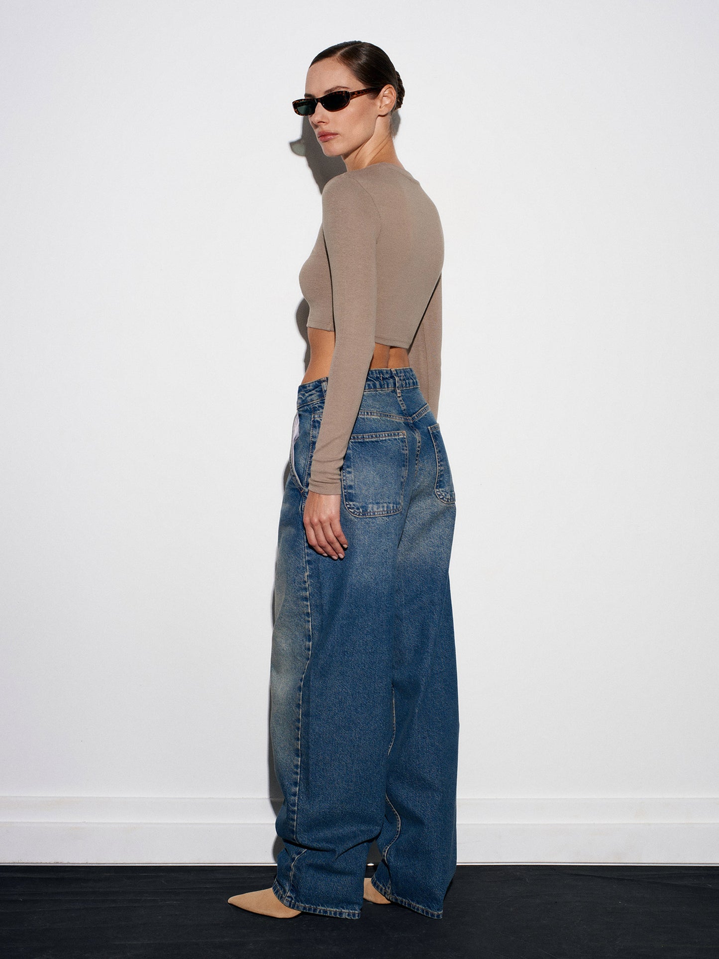 Noelle Detail Balloon Jeans