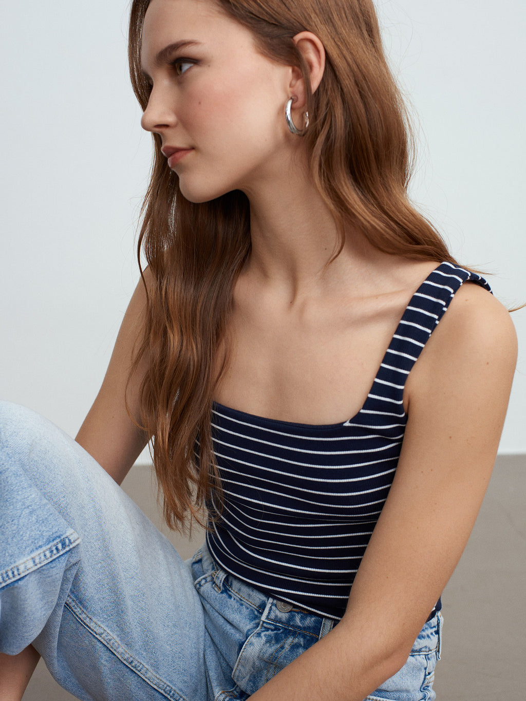 גופייה – כחול נייבי / אקרו