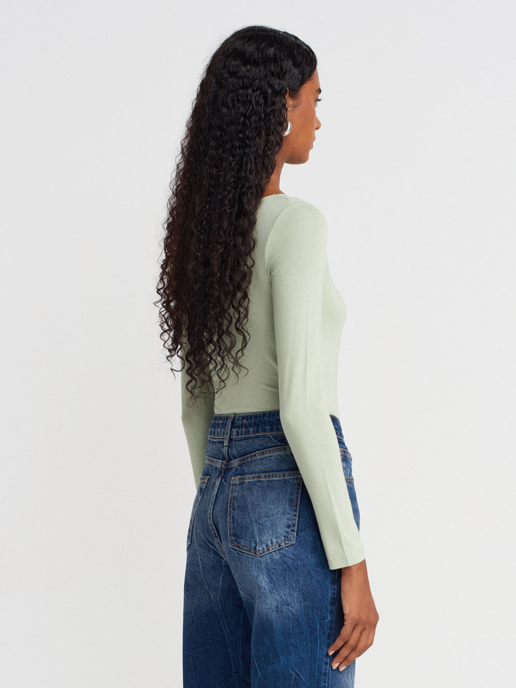 Blaire Mesh Wash Denim
