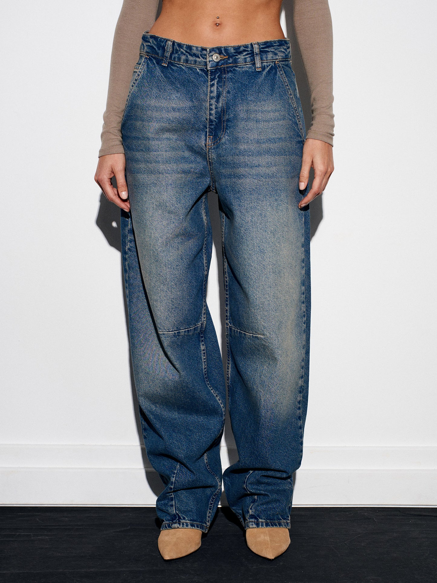 Noelle Detail Balloon Jeans