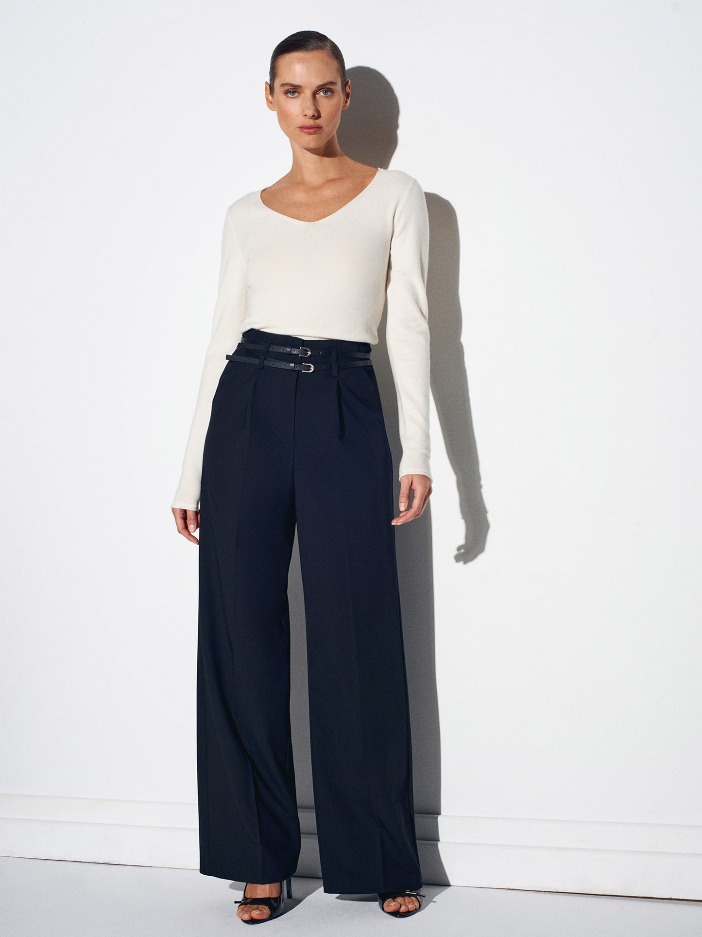 Kora Belted High Waist Trousers